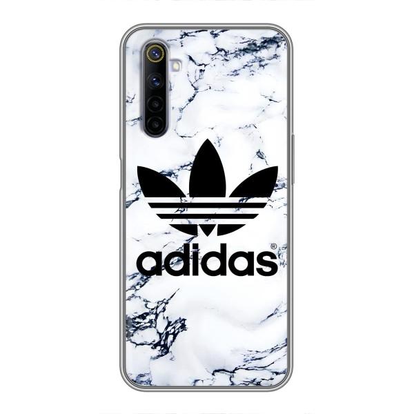 Чехлы Адидас для Realme 6 (AlphaPrint) – Адидас на мраморе