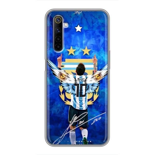 Чехлы для Realme 6 (Leo чемпион) (AlphaPrint) – Месси сборная