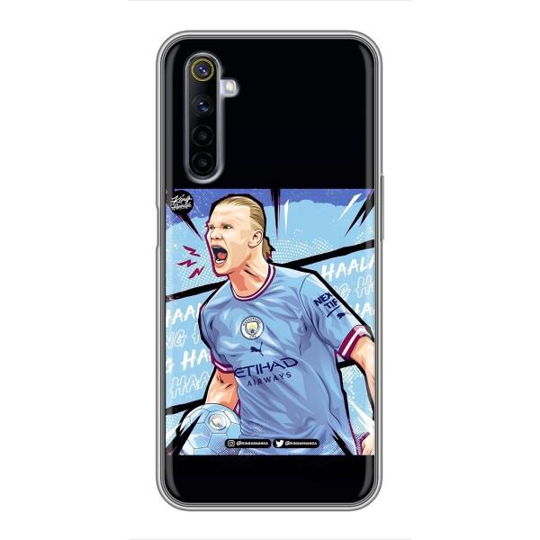 Чехлы с футболистом Ерлинг Холанд для Realme 6 (AlphaPrint) – гол Эрлинг Холланд