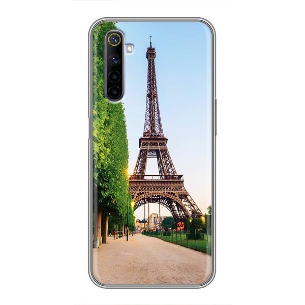 Чохол Ейфелева Вежа Realme 6 - (AlphaPrint) – Дорога до Парижу