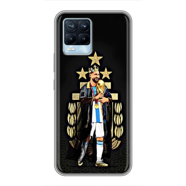 Чохли для Realme 8 (Leo чемпіон) (AlphaPrint) – Мессі Король
