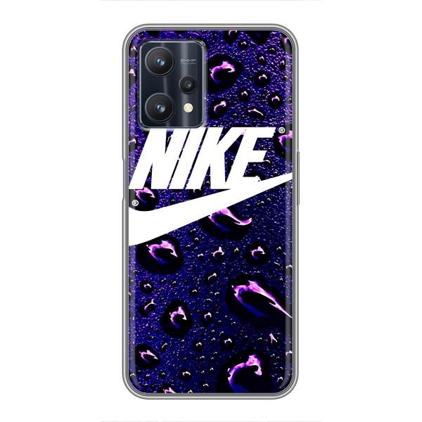 Чохол з логтипом Найк на Realme 9 Pro Plus – Найк на фіолетовому
