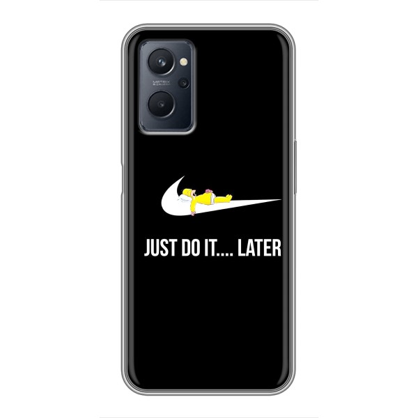 Чехол с логотипом Найк на Realme 9i – Nike just do it