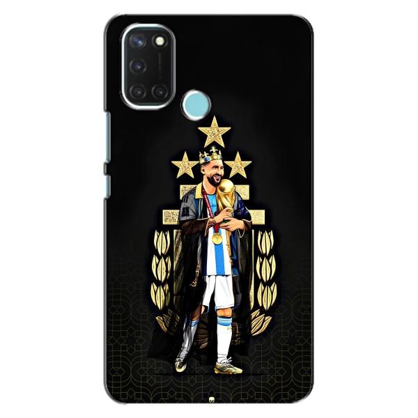 Чехлы для Realme C17 (Leo чемпион) (AlphaPrint) – Месси Король