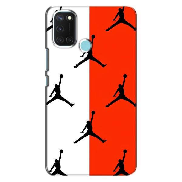 Чехлы для Realme C17 - с картинкой JORDAN (AlphaPrint) – Лого Джордан