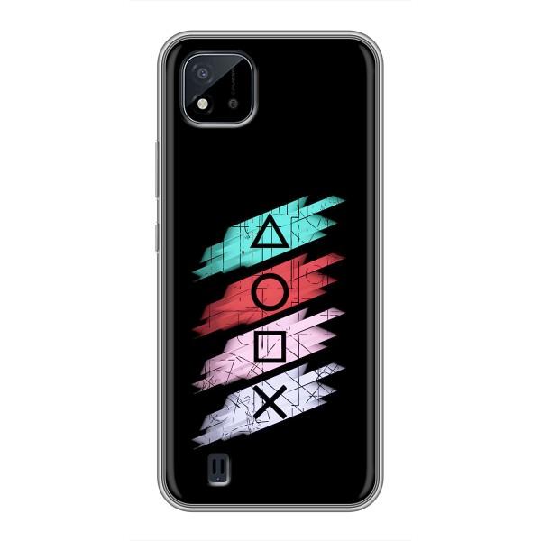 Чехол КИБЕРСПОРТ для Realme C11 (2021) / C20 – Значки Sony