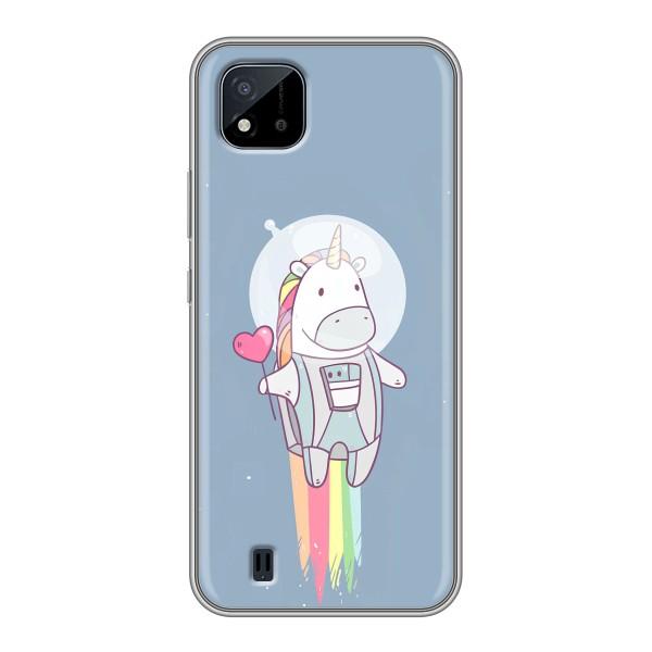 Чохол Unicorn на Realme C11 (2021) / C20 – Єдинорог космонавт