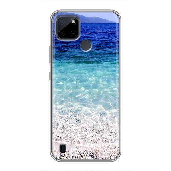 Силиконовый чехол с КАРТИНКАМИ лето для Realme C25Y (AlphaPrint) – Море