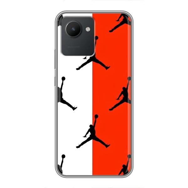 Чохли для Realme C30 - з картинкою JORDAN (AlphaPrint) – Лого Джордан