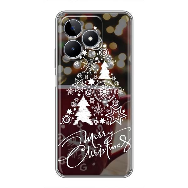 Різдвяні Чохли для Realme C53 (VPrint) – Ялинка яскрава