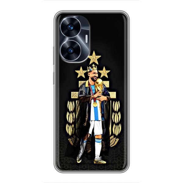 Чохли для Realme C55 (Leo чемпіон) (AlphaPrint) – Мессі Король