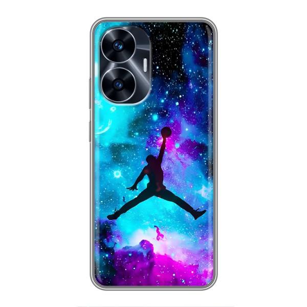 Чехлы для Realme C55 - с картинкой JORDAN (AlphaPrint) – Яркий Джордан
