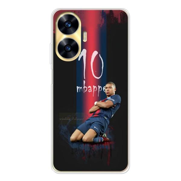 Чехол (TPU) с Футболистом на Realme C56 – MBAPPE 10