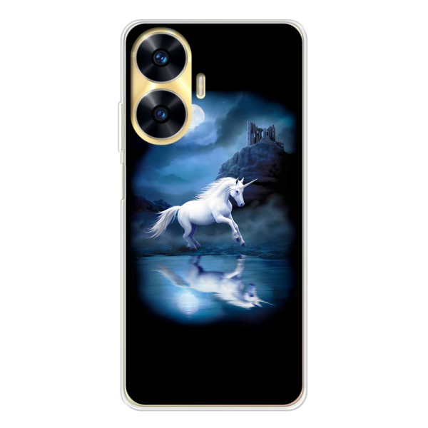 Чехол Unicorn на Realme C56 – Единорог