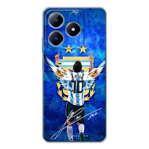 Чехлы для Realme C61 (Leo чемпион) (AlphaPrint) – Месси сборная