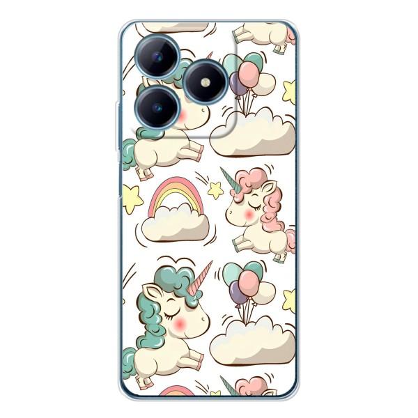 Чохол для Реалмі С63 4G - (Єдинорожки - Новинки) (AlphaPrint) – Єдиноріжки