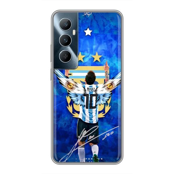 Чохли для Realme C65 (Leo чемпіон) (AlphaPrint) – Мессі збірна