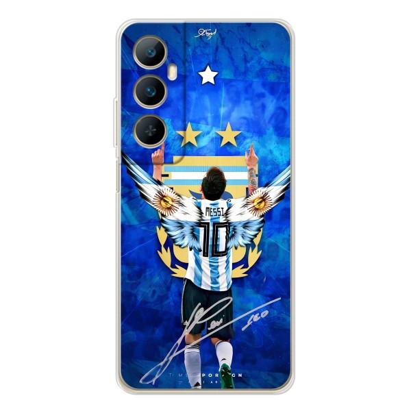 Чохли для Realme C66 (Leo чемпіон) (AlphaPrint) – Мессі збірна