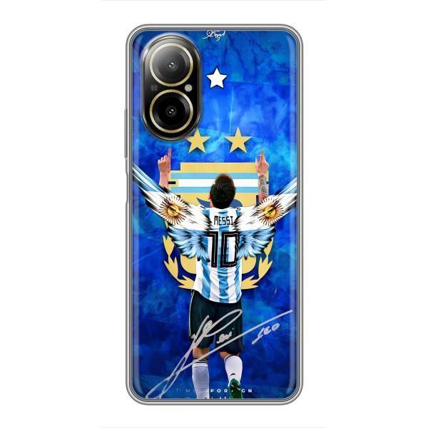 Чехлы для Realme C67 (Leo чемпион) (AlphaPrint) – Месси сборная