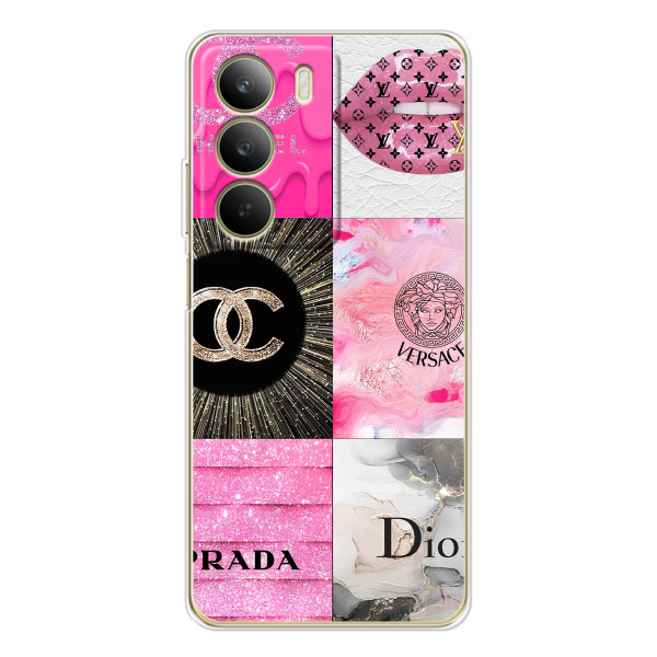 Чехол (Dior, Prada, YSL, Chanel) для Realme C71 – Модница