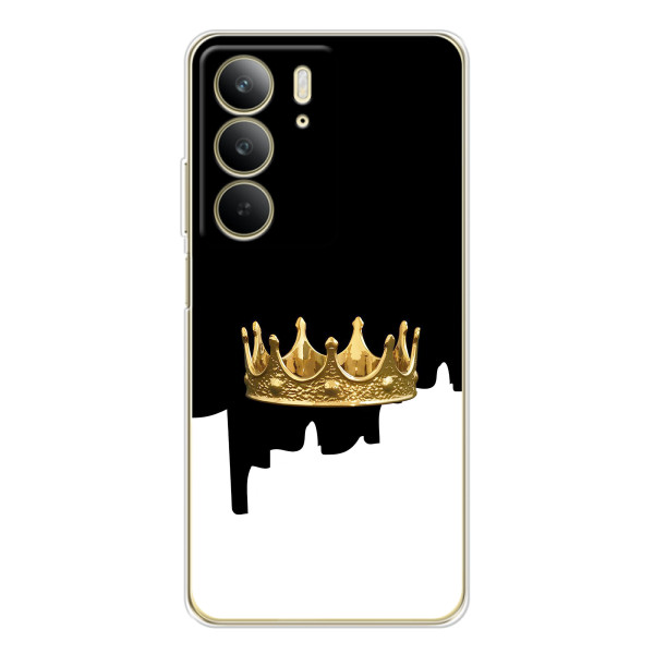 Чехол (Корона на чёрном фоне) для С73 4Джи – Золотая корона