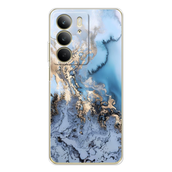 Мраморный чехол на Realme C73 5G (VPrint) – Нежный мрамор