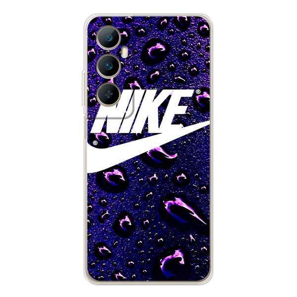 Чохол з логтипом Найк на Realme C75 – Найк на фіолетовому