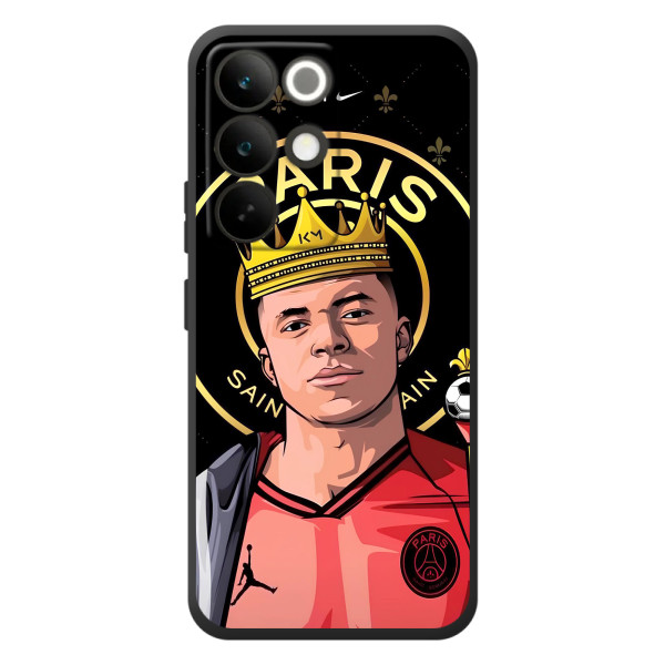 Чехол (TPU) с Футболистом на RealMe C85 Pro – Mbappe King