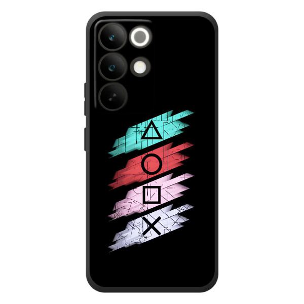 Чехол КИБЕРСПОРТ для RealMe C85 Pro – Значки Sony