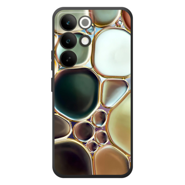 Мраморный чехол на RealMe C85 Pro (VPrint) – Радужный Мрамор