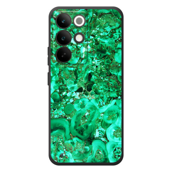 Мраморный чехол на RealMe C85 Pro (VPrint) – Салатный Мрамор