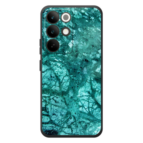 Мраморный чехол на RealMe C85 Pro (VPrint) – Зеленый мрамор