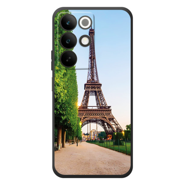 Чохол Ейфелева Вежа RealMe C85 - (AlphaPrint) – Дорога до Парижу