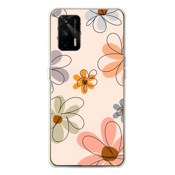 Чехол с цветочным принтом на ДжиТи 5Джи – Разноцветные цветы
