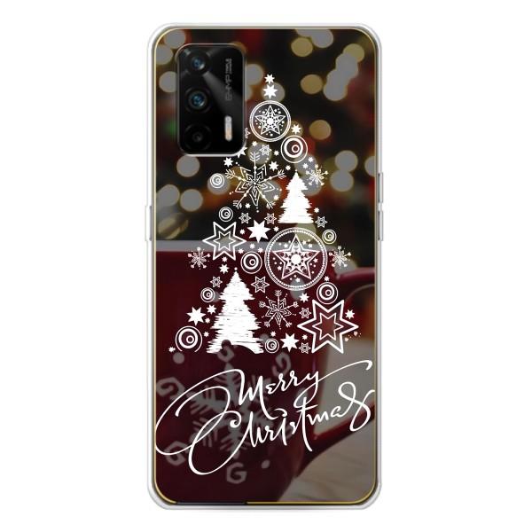 Різдвяні Чохли для Realme GT 5G (VPrint) – Ялинка яскрава