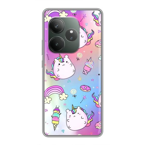 Чехол Unicorn на Realme GT 6 – Радуга и Единорог