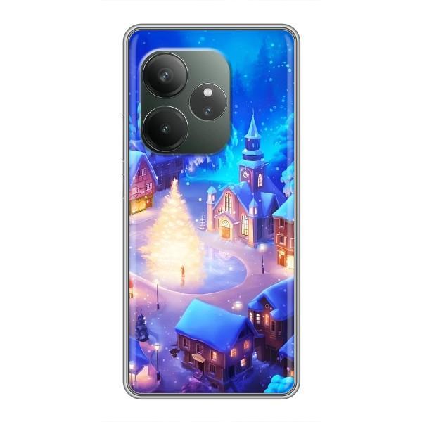 Різдвяні Чохли для Realme GT 6 (VPrint) – Різдвяне місто