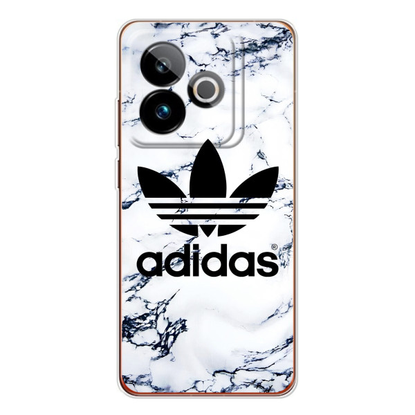 Чехлы Адидас для Realme GT 7 (AlphaPrint) – Адидас на мраморе