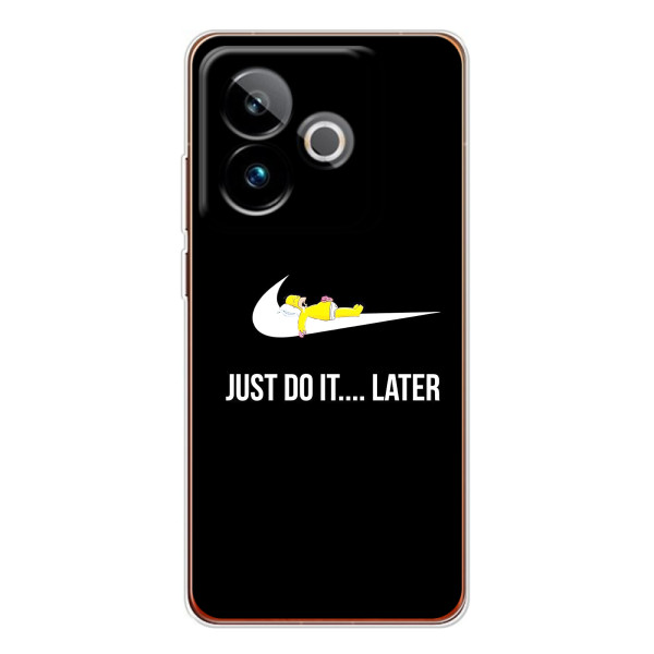 Чехол с логотипом Найк на Realme GT 7T – Nike just do it