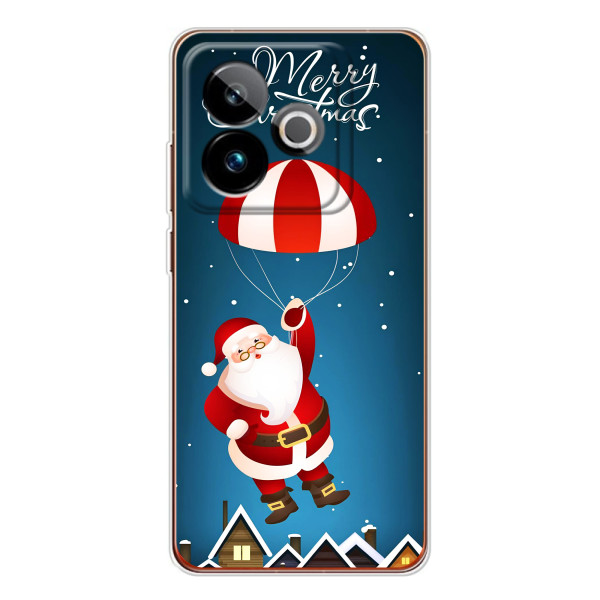 Чехол с зимним принтом для ДжиТи 7Т – Дед Мороз