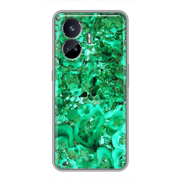 Мраморный чехол на Realme GT Neo 5 (VPrint) – Салатный Мрамор