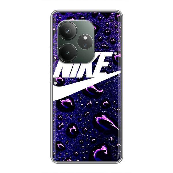 Чохол з логтипом Найк на Realme GT Neo 6 SE – Найк на фіолетовому