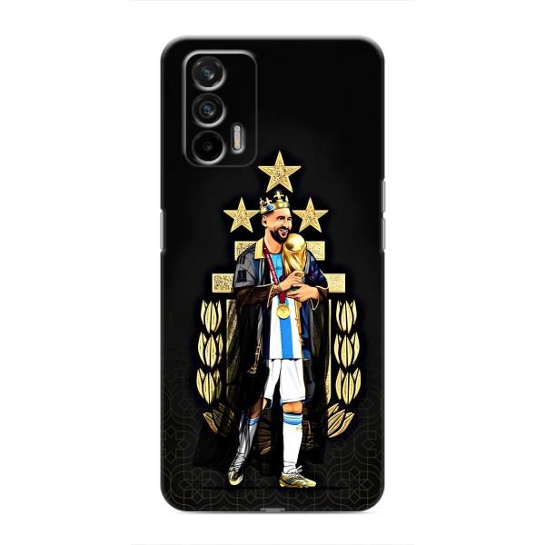 Чохли для Realme GT (Leo чемпіон) (AlphaPrint) – Мессі Король