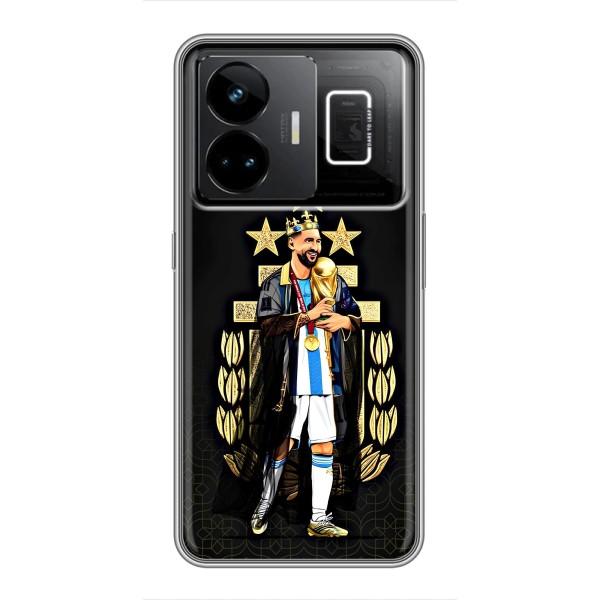 Чехлы для Realme GT3 (Leo чемпион) (AlphaPrint) – Месси Король