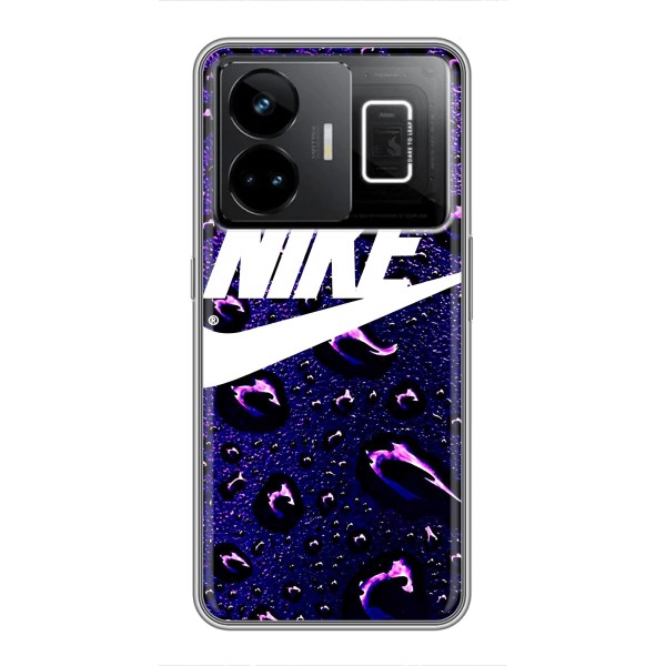 Чехол с логотипом Найк на Realme GT3 – Найк на фиолетовом