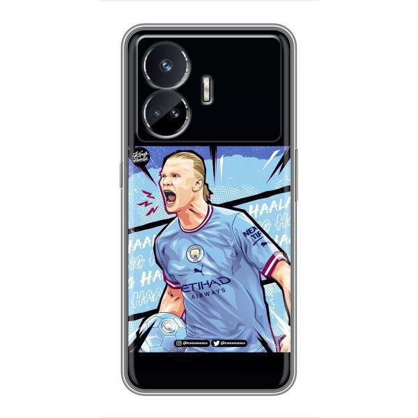 Чехлы с футболистом Ерлинг Холанд для Realme GT5 (AlphaPrint) – гол Эрлинг Холланд