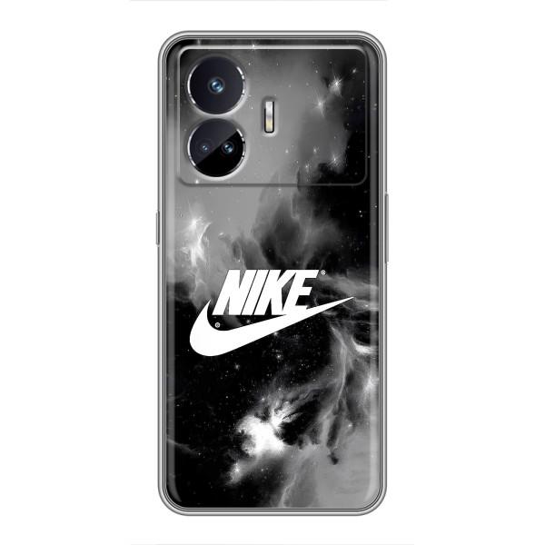 Чехол с логотипом Найк на Realme GT5 – Найк дымчатый