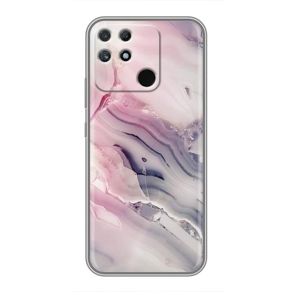 Мраморный чехол на Realme NARZO 30A (VPrint) – Пурпурный Мрамор