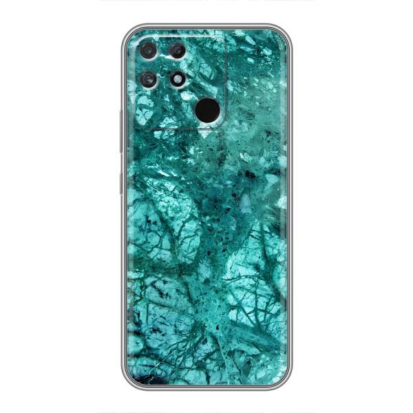 Мраморный чехол на Realme NARZO 30A (VPrint) – Зеленый мрамор