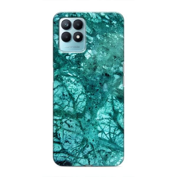 Мраморный чехол на Realme NARZO 50 (VPrint) – Зеленый мрамор